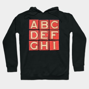 ABC Retro Typography Hoodie